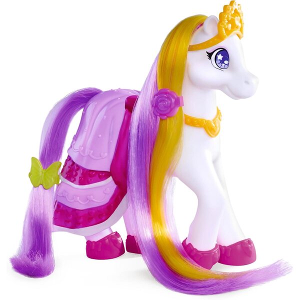 Simba Sweet Pony 22 cm mit langen Haaren und 6 Accessoires, Spiel für Kinder ab 3 Jahren