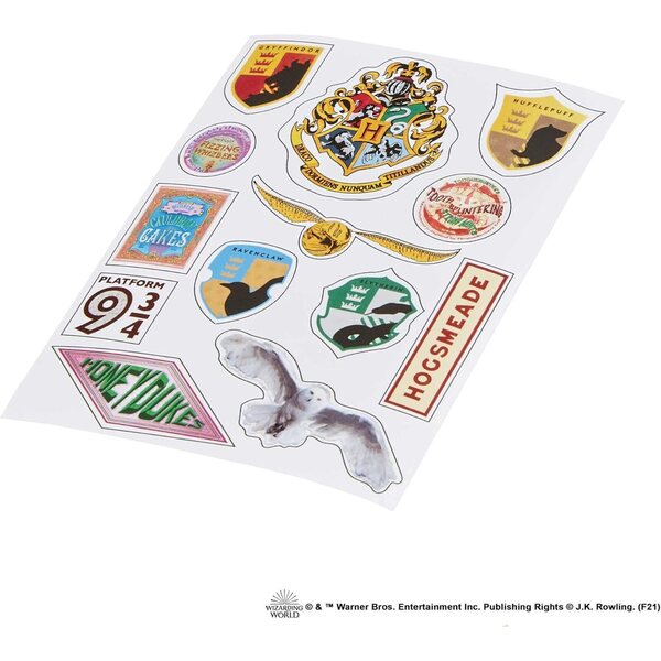 Harry Potter-Gliederungsfigur mit Reisekleidung, Hedwig-Eule und Sammlerzubehör