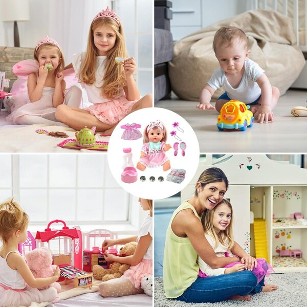 12-Zoll-Puppenset mit Geräuschen und Wörtern in Chinesisch und Englisch für Kinder