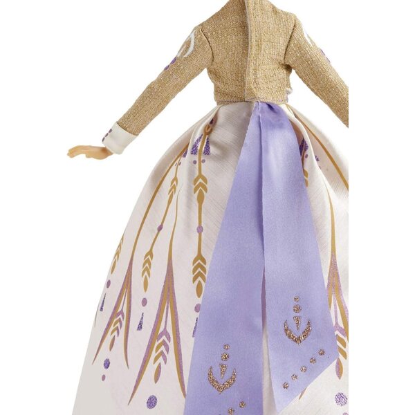 Bambola Anna Frozen 2 con Abito Bianco Scintillante e Accessori Moda Disney