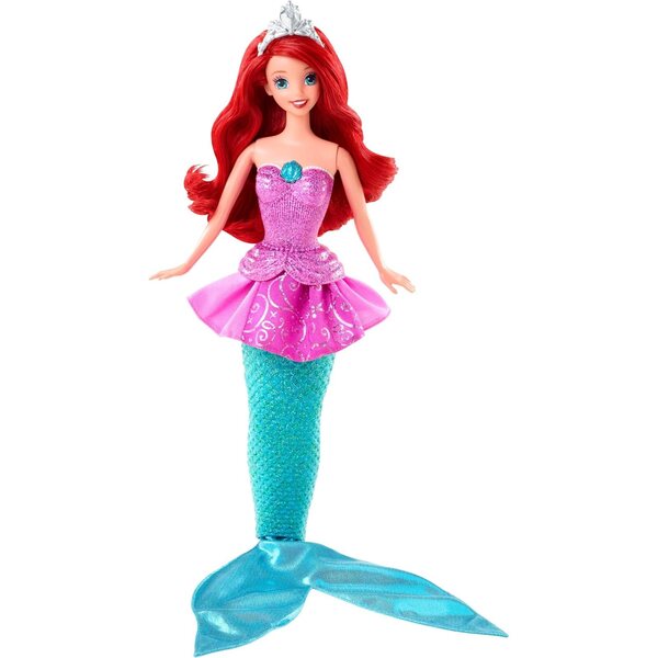 Disney-Prinzessin Ariel-Puppe, die mit Musik von einer Meerjungfrau in eine Prinzessin verwandelt werden kann