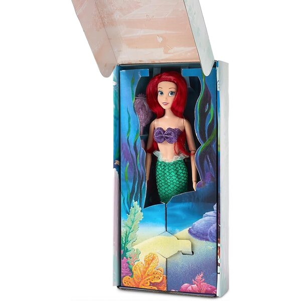 Bambola Ariel Disney Parks 30,5 cm con pennello esclusiva collezione Classic Doll