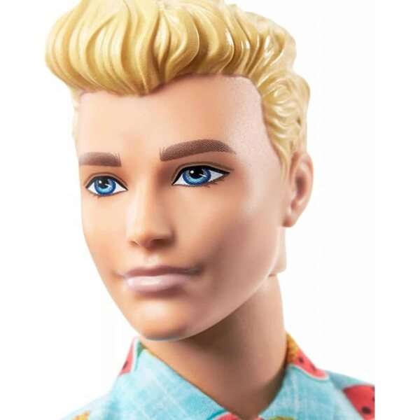Barbie Ken Fashionistas Blondine mit Hemd und Sonnenbrille, Spiele für Kinder ab 3 Jahren