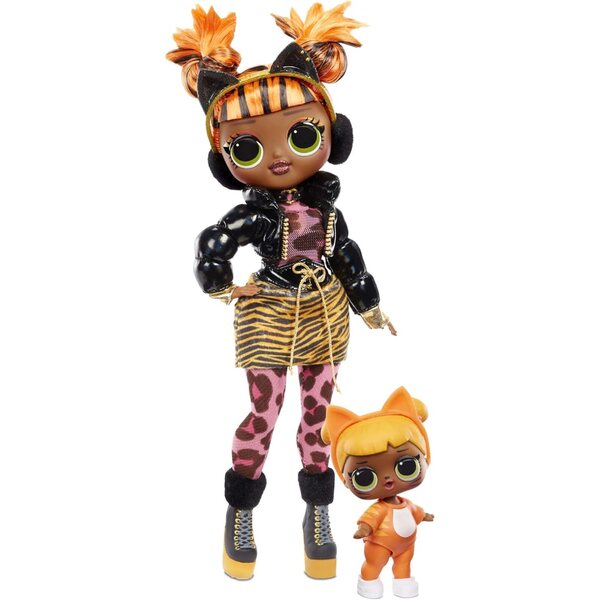 LOL Surprise OMG Winter Chill: Missy Meow und Baby Cat Doll mit 25 Überraschungen