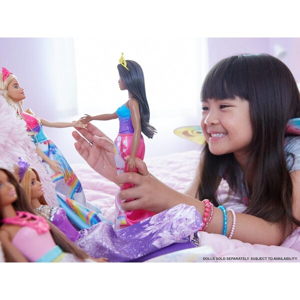 Barbie Principessa Baia dell'Arcobaleno Dreamtopia - Bambola Magica per Bambini 3+