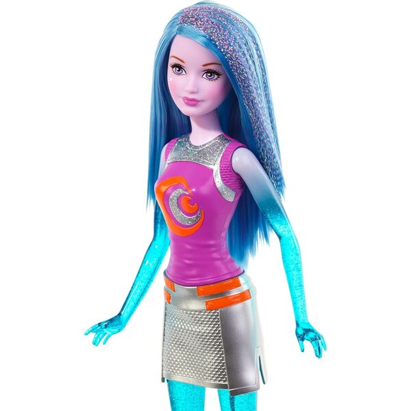 Barbie Stellar Adventure DLT29 – Galaxie-Puppe mit ikonischem Kleid und leuchtenden Details