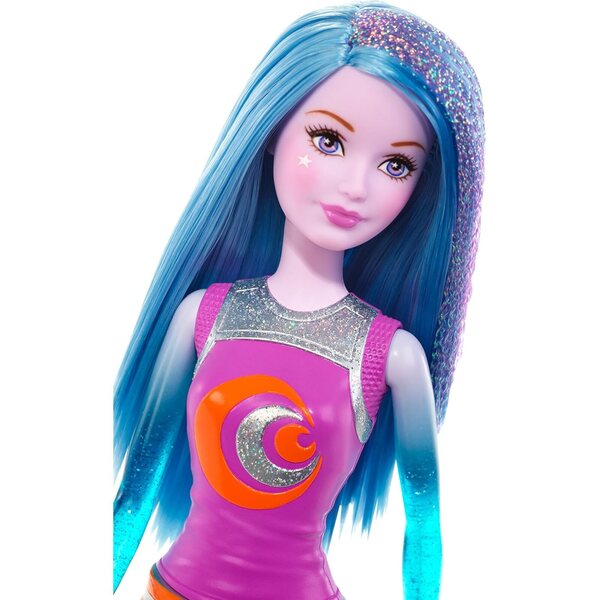 Barbie Stellar Adventure DLT29 – Galaxie-Puppe mit ikonischem Kleid und leuchtenden Details