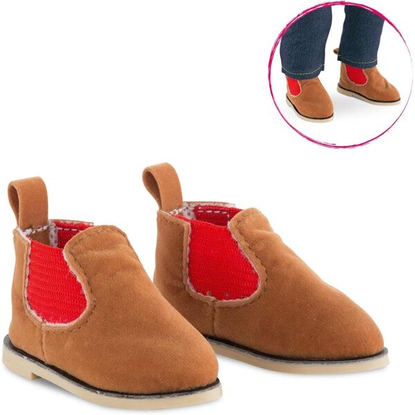 Corolle DYK17 Braune Schuhe für Puppe – Bekleidungszubehör für Puppe 36 cm