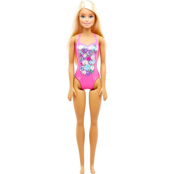 Barbie Beach im rosa Badeanzug – perfekt für Sommerspaß