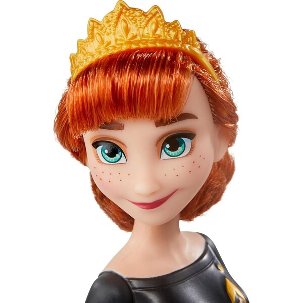 Bambola Regina Anna Frozen II con Abiti Rimovibili e 5 Punti di Snodo - 28 cm