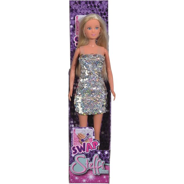 Steffi Love Swap: Κούκλα μόδας με φόρεμα που αλλάζει χρώμα, 3+ ετών