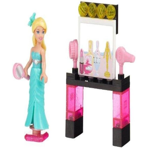 Mega Bloks Barbie Movie Star – Bauen Sie die Umkleidekabine des Stars und halten Sie glamouröse Momente fest