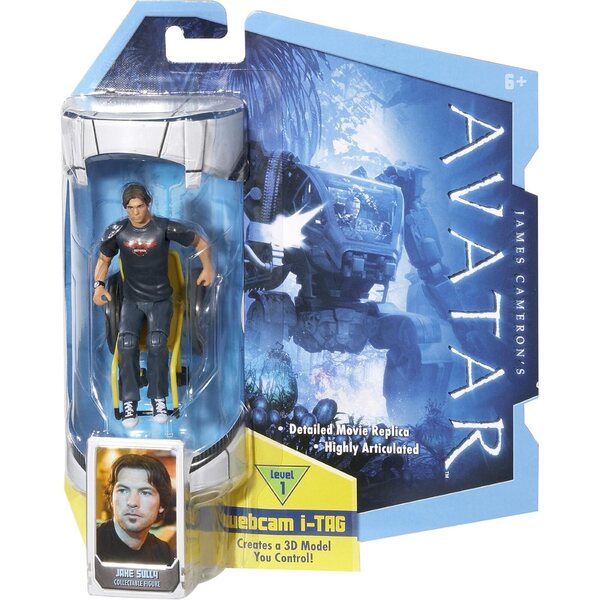 Action figure Jake Sully con capelli spettinati da James Cameron's Avatar Mattel
