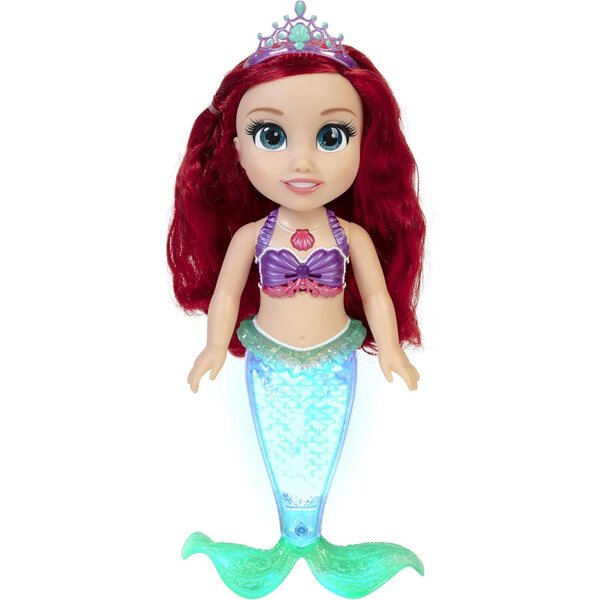 Disney Arielle Sing & Glitter 2.0 Puppe 38 cm mit Glitzerschwanz und Gesangsfunktion