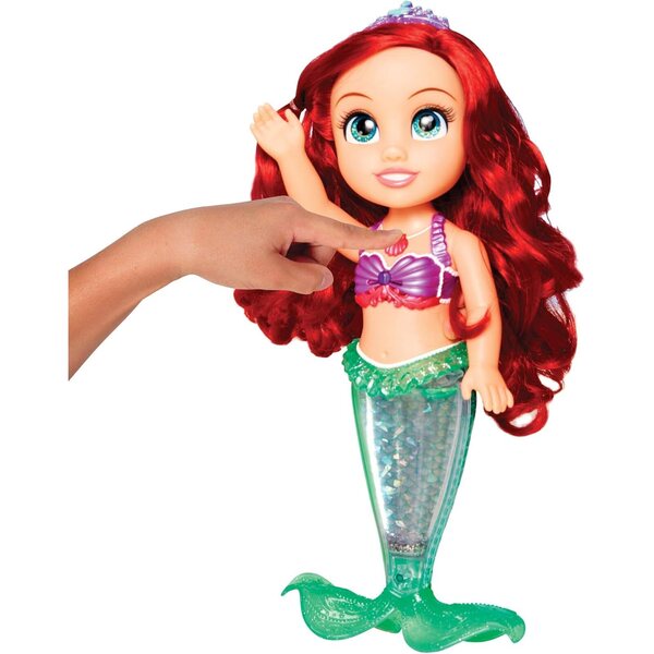 Disney Arielle Sing & Glitter 2.0 Puppe 38 cm mit Glitzerschwanz und Gesangsfunktion