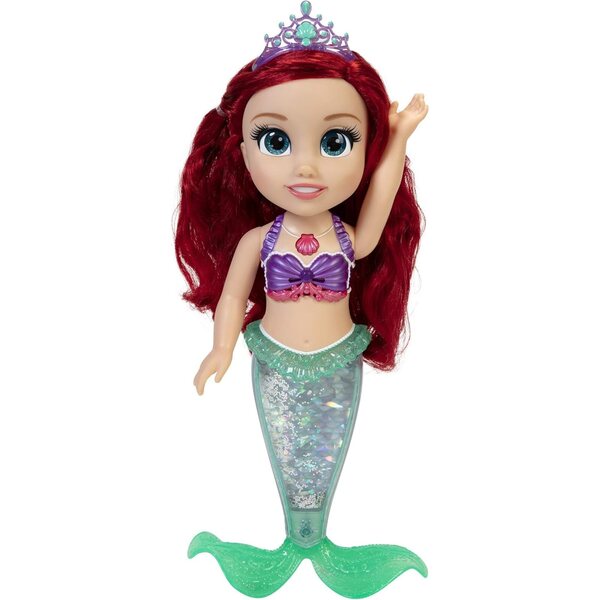 Disney Arielle Sing & Glitter 2.0 Puppe 38 cm mit Glitzerschwanz und Gesangsfunktion