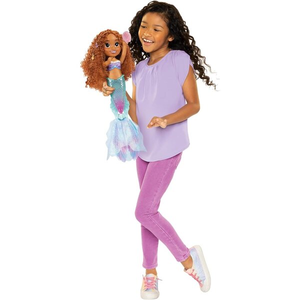 Arielle, die kleine Meerjungfrau, Disney-Puppe, 38 cm, mit Sound, offizielles Spielzeug von Jakks Pacific