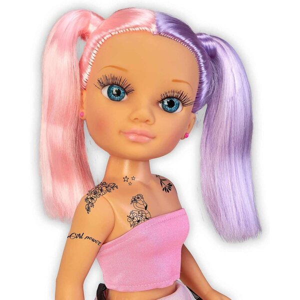 Nancy-Puppe, 42 cm, mit 300 wasserfesten temporären Tattoos, kreatives Modespiel