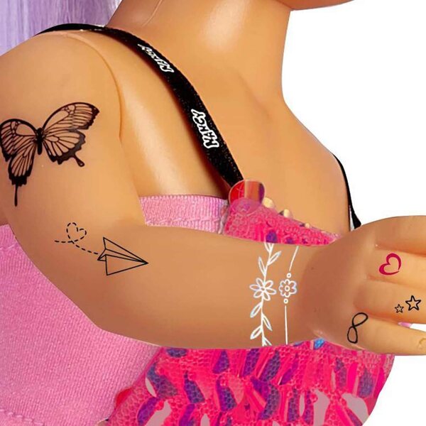 Nancy-Puppe, 42 cm, mit 300 wasserfesten temporären Tattoos, kreatives Modespiel