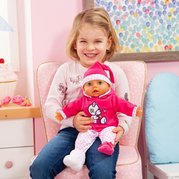 Bambola Doctor Baby Bayer Design 38cm - Interattiva con Accessori Medici, Parlante e Morbida