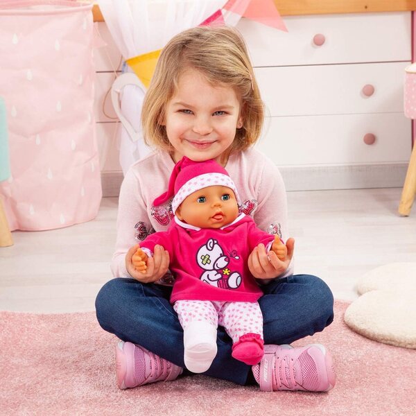 Bambola Doctor Baby Bayer Design 38cm - Interattiva con Accessori Medici, Parlante e Morbida