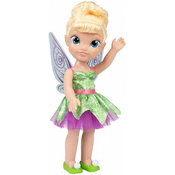 Disney Fairies Tinker Bell 38 cm große Puppe mit glitzernden Flügeln und funkelndem Kleid