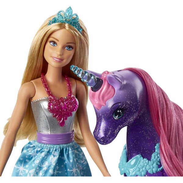 Barbie Dreamtopia Doll & Unicorn – Fantastisches Spiel für Kinder ab 3 Jahren