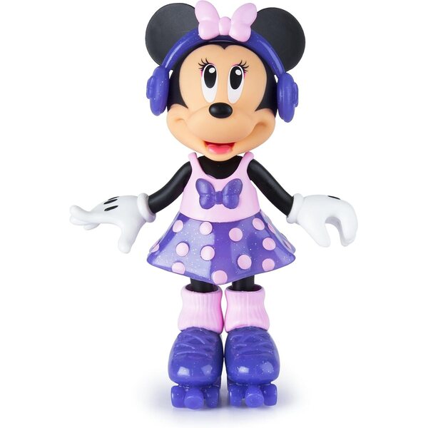 Minnie Fashionista Fitnesspuppe 15 cm mit 16 Accessoires und Garderobe