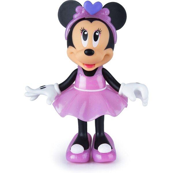 Minnie Fashionista Fitnesspuppe 15 cm mit 16 Accessoires und Garderobe