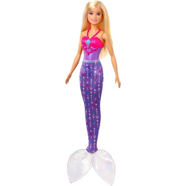 Barbie Dreamtopia con 3 Outfit Magici - Sirena, Fata e Principessa per Bambini 3+
