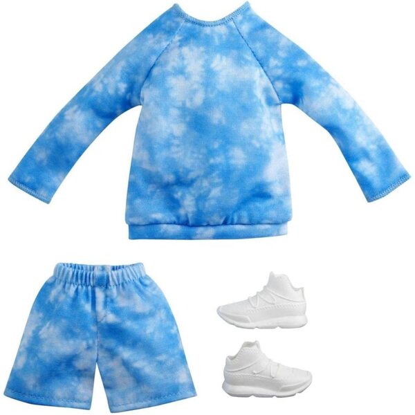 Mattel Barbie Ken Complete Look Fashion Tie-Dye: Completo Moda Trendy per Bambola Ken
