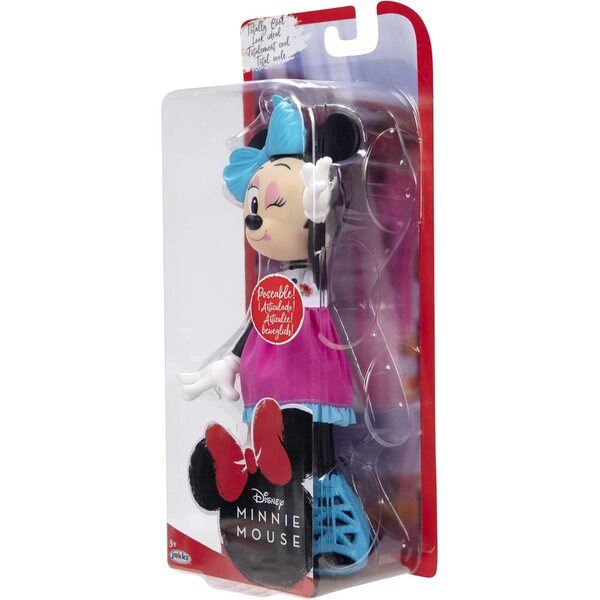 Bambola Minnie Mouse Alta 25,4 cm con Abito alla Moda e Accessori Coordinati