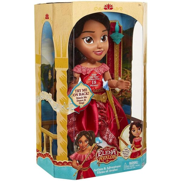 Elena von Avalor Puppe mit Lichtern, Geräuschen und Zubehör – Abenteuerspiel für Kinder