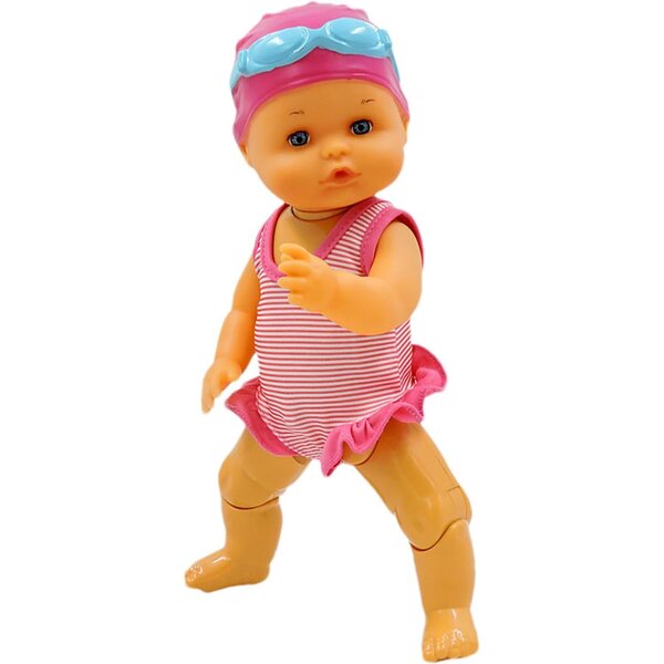 Wasserdichte Schwimmpuppe für Mädchen – elektrisches Schwimmspielzeug 34 cm