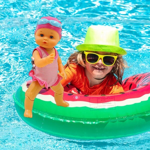 Wasserdichte Schwimmpuppe für Mädchen – elektrisches Schwimmspielzeug 34 cm
