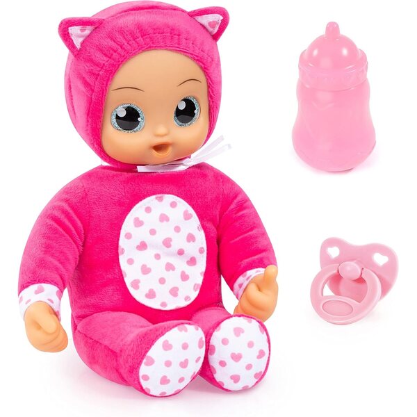 Bayer Design Baby Doll I Baby Angels 30cm weich und sprechend mit rosa Accessoires