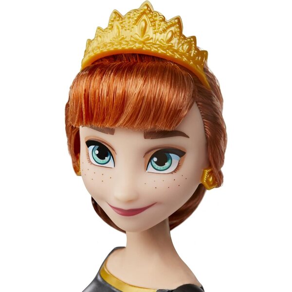 Die Frozen 2 Fashion Queen Anna Puppe singt und leuchtet, Disney-Lichter und Musik