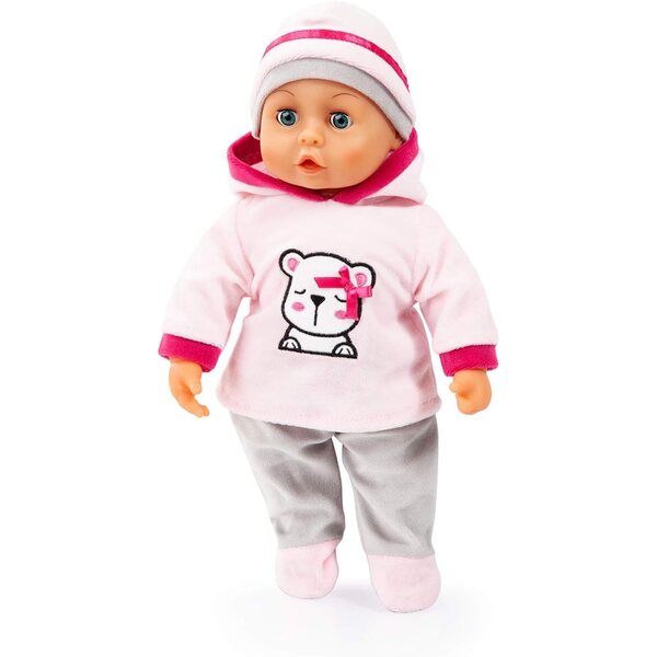 Bayer Design First Words Baby: 38 cm große interaktive sprechende Puppe mit 24 Geräuschen