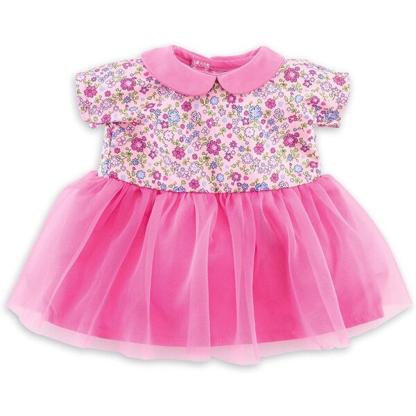 Corolle Rosa Kleid für 36 cm große Puppen, realistische Kleidung und einfach zu tragen ab 2 Jahren