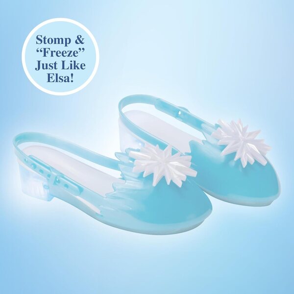 Elsa Disney Frozen Schuhe mit Lichtern und Geräuschen für Mädchen, Magie und Spaß