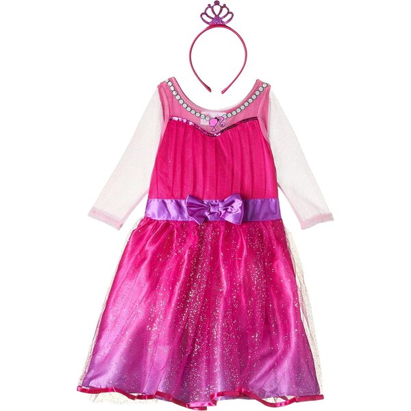 Costume Barbie Principessa 3-5 Anni Rosa | Alta Qualità e Licenza Ufficiale