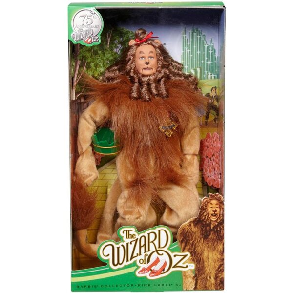 Der Löwe aus der Puppe zum 75-jährigen Jubiläum des Zauberers von Oz aus der Mattel Collection