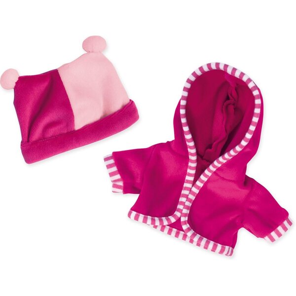 Bayer Design Giacca con Cappuccio per Bambole 20 cm - Abbigliamento Morbido e Colorato