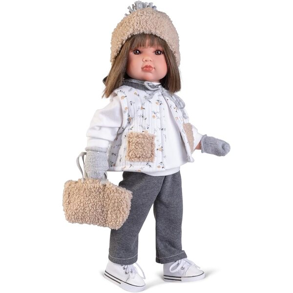 Antonio Juan Bella Urban Doll 45 cm mit Weste und lässigen Modeaccessoires