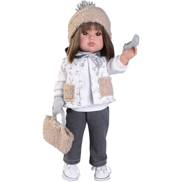 Antonio Juan Bambola Bella Urban 45 cm con Gilet e Accessori Moda Casual