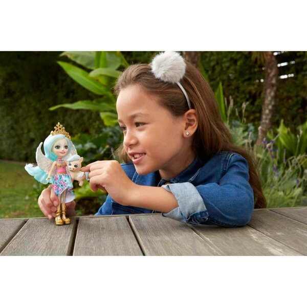 Enchantimals Paolina der Pegasus mit Freund Wingley und Zubehör, Spielzeug für Kinder ab 4 Jahren