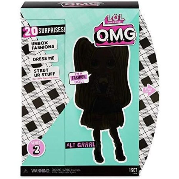 LOL OMG Alt Grrrl Serie 2 - Bambola con 20 sorprese e playset riutilizzabile