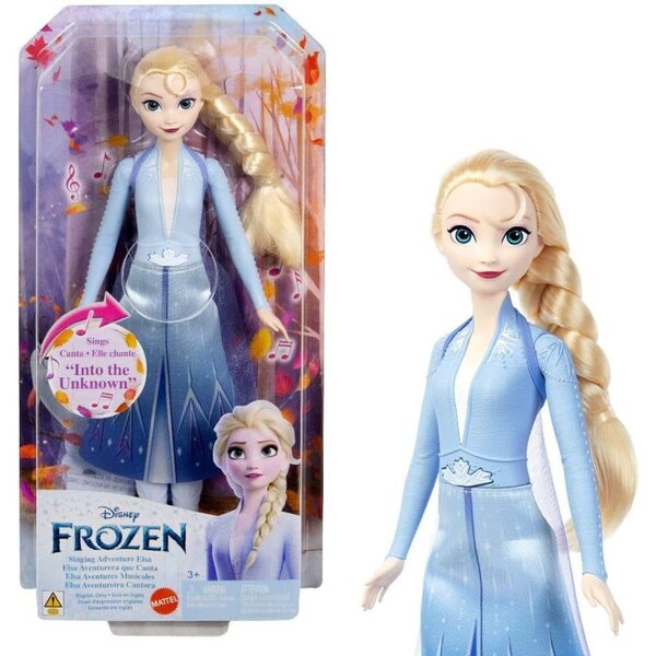 Mattel Disney Frozen Elsa singende Puppe mit Lied und abnehmbarem Kleid