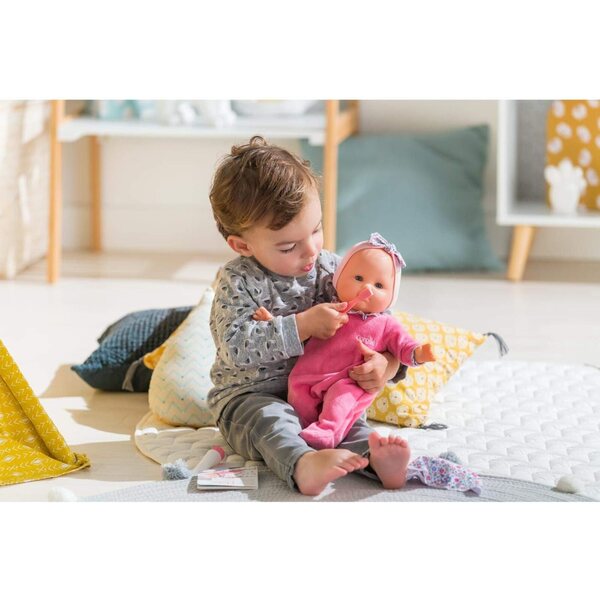 Corolle Eloise geht zum Dodo Poupon 36 cm Boxset mit 4 Spielzubehörteilen für Mädchen