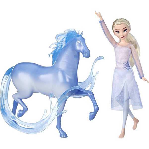 Hasbro Disney Frozen 2: Elsa Doll und Nokk Figur für Kinder ab 3 Jahren